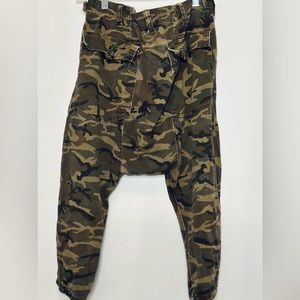 NLST Camo Pants Drop Crotch Military size 26